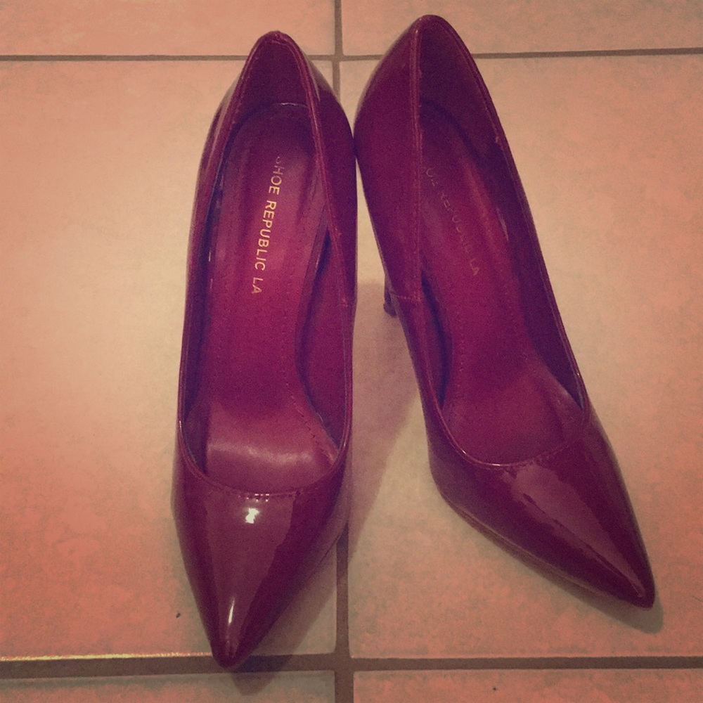 Red stilettos